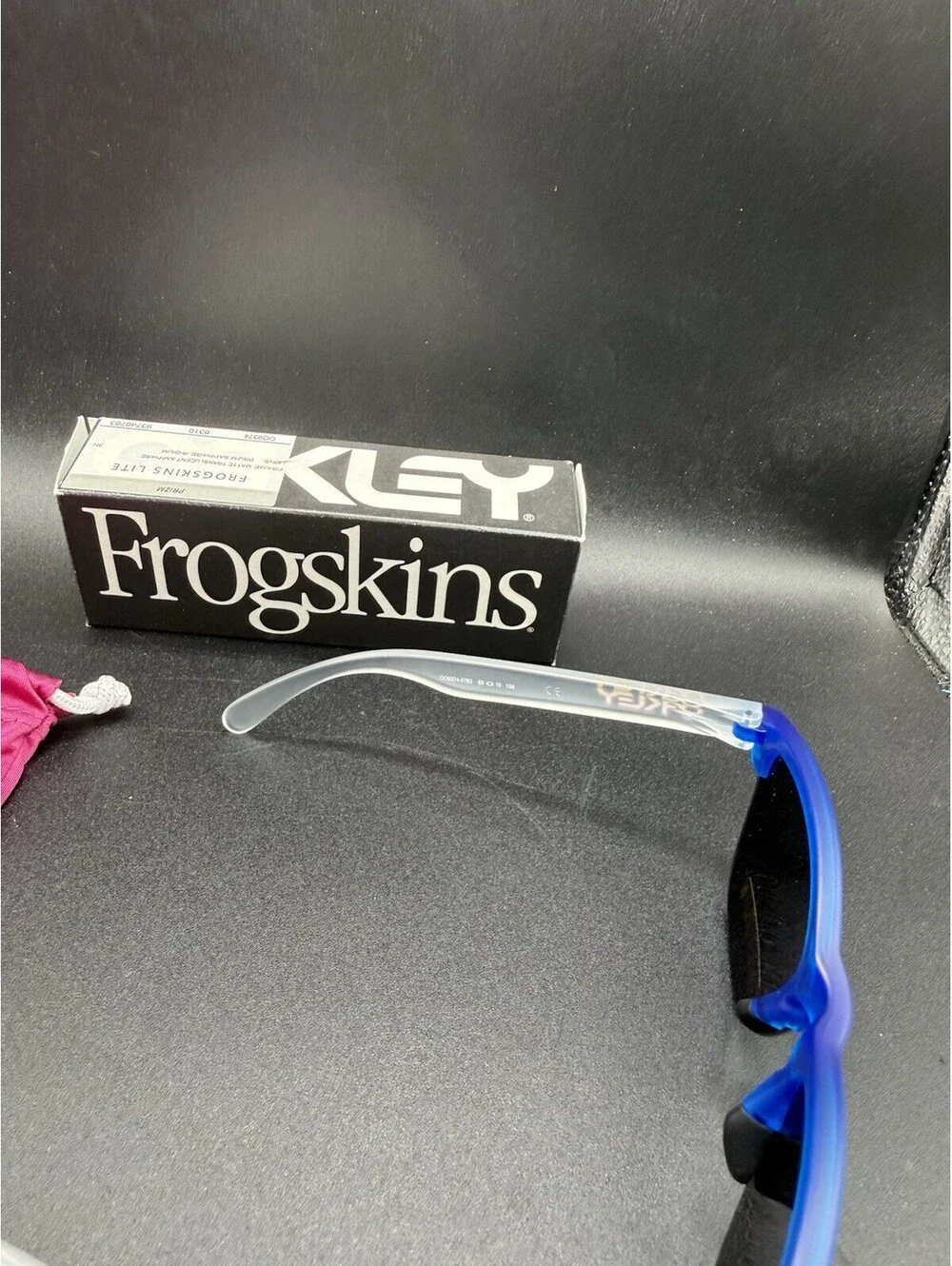 Oakley Frogskin Lite Matte Translucent Sapphire/Prizm Sapphire Irid OO9374-0763